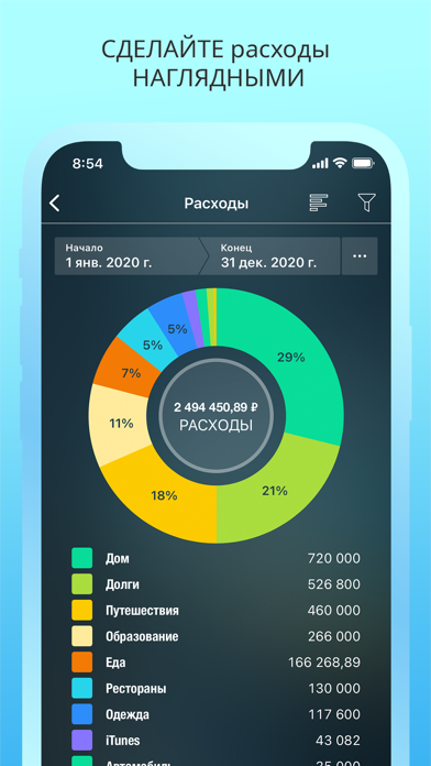 Скриншот Money Pro - Личные финансы 4